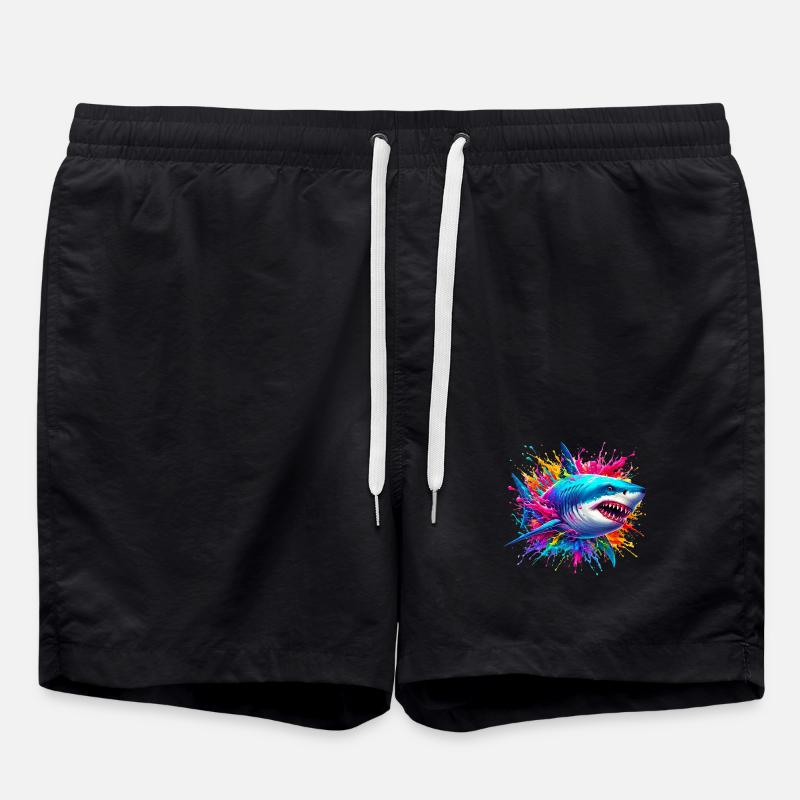 Shark - Swim Trunks - black