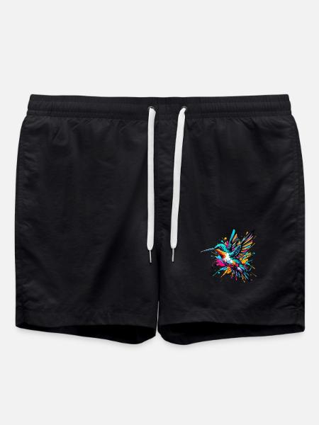 Hummingbird - Swim Trunks - black
