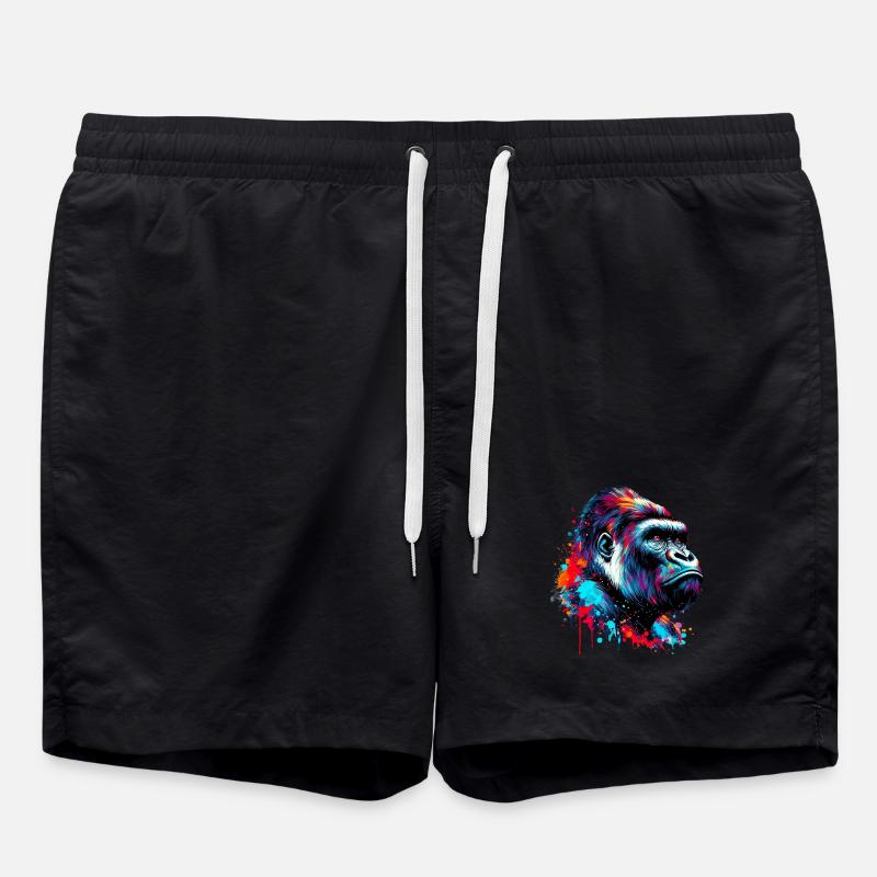 Gorilla - Swim Trunks - black