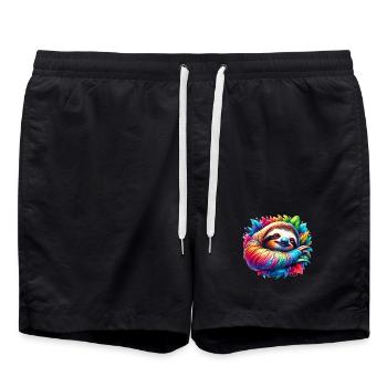 Paresse - Short de bain - noir - Devant - AI Model Male 185 light (185cm)