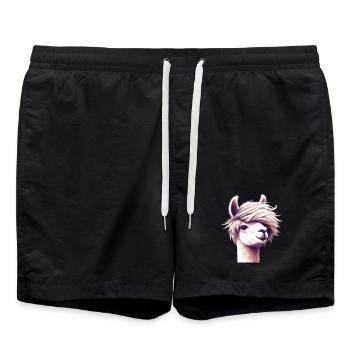 Alpaca - Swim Trunks - black - Front - AI Model Male 185 light (185cm)