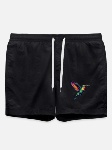 Hummingbird - Swim Trunks - black