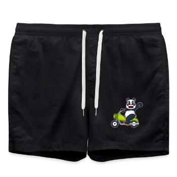 Moto Panda - Short de bain - noir - Devant - AI Model Male 185 light (185cm)