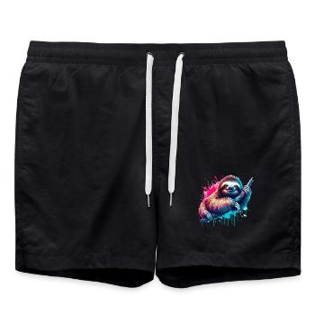 Paresse - Short de bain - noir - Devant - AI Model Male 185 light (185cm)