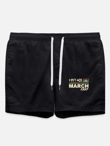 Mars 1997 - March 1997 - Swim Trunks - black