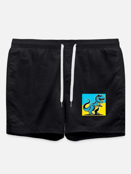 dinosaur - Swim Trunks - black