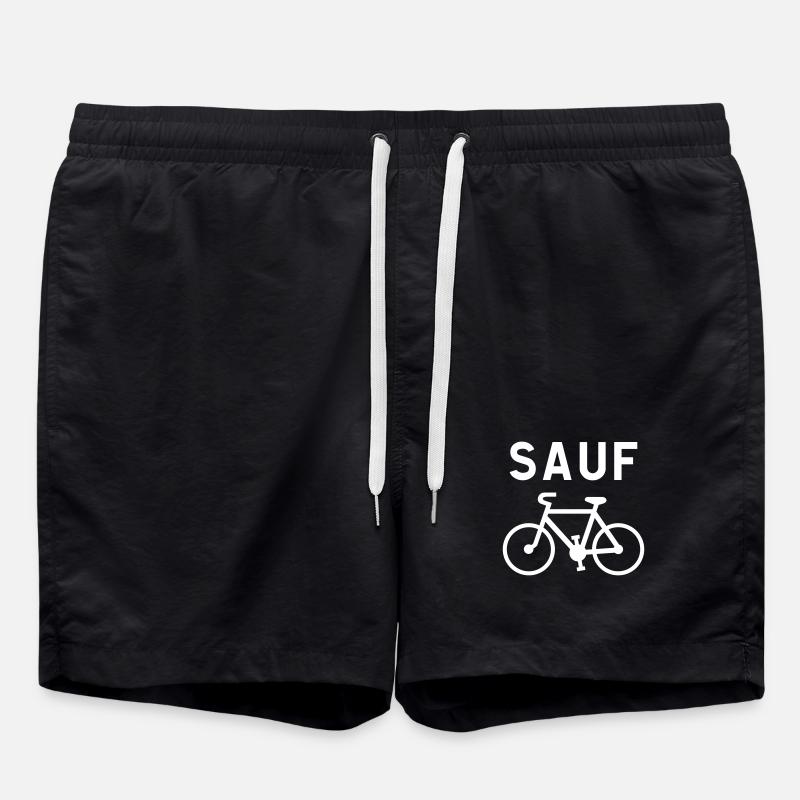 Sauf Vélo Blanc - Short de bain - noir