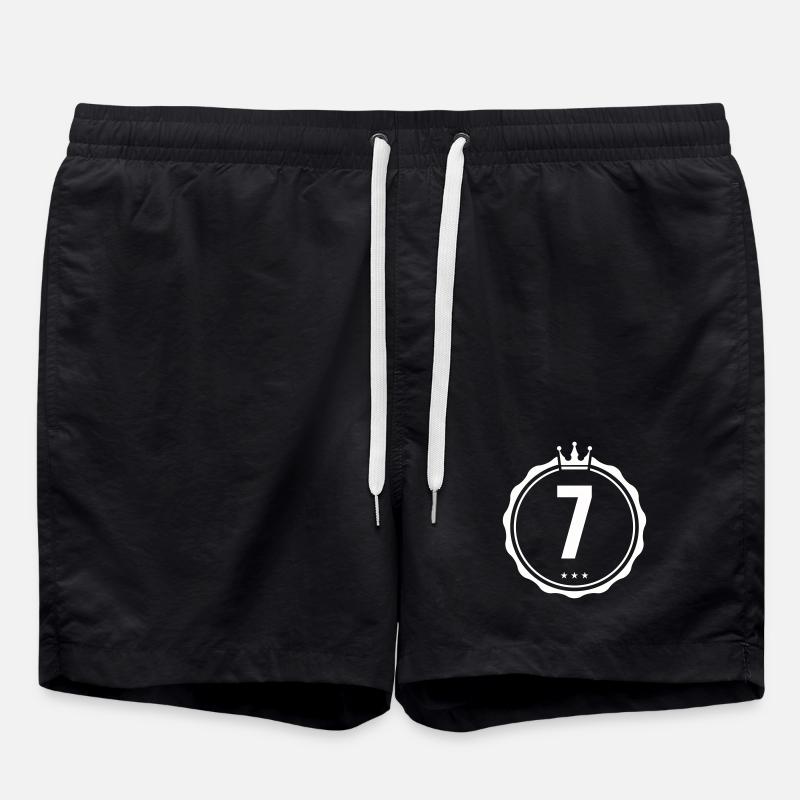 7_wappen_krone- - Swim Trunks - black