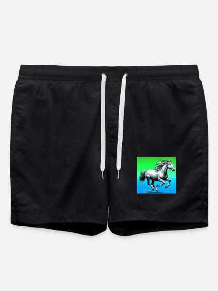 cheval - Short de bain - noir