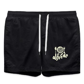 Der einzige Alfredo, den Sie brauchen - Badeshorts - Schwarz - Vorne - AI Model Male 185 light (185cm)