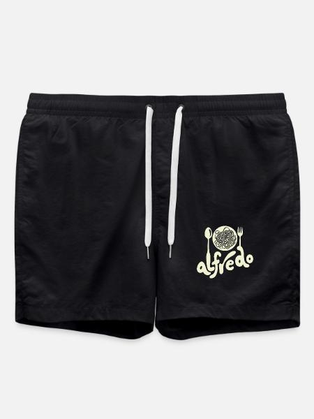 The Only Alfredo- You Need - Swim Trunks - black