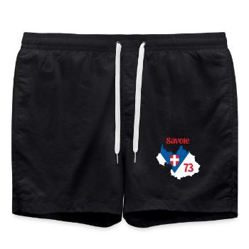 Savoie 73 - Short de bain - noir - Devant - AI Model Male 185 light (185cm)