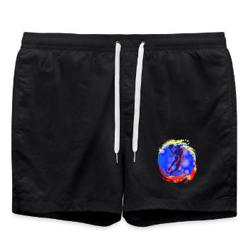 Basketball - Swim Trunks - black - Front - AI Model Male 185 light (185cm)