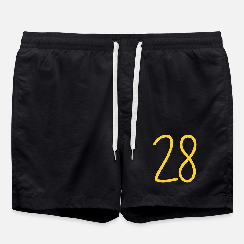 28 - Short de bain - noir