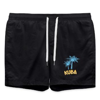 Cadeau pour Cuba - Short de bain - noir - Devant - AI Model Male 185 light (185cm)