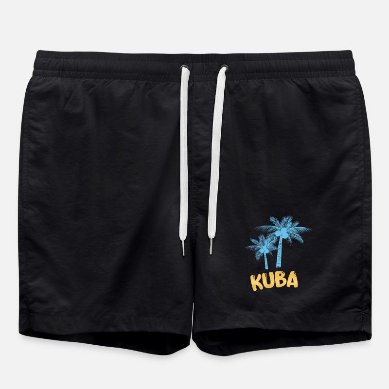 Gift for Cuba - Swim Trunks - black