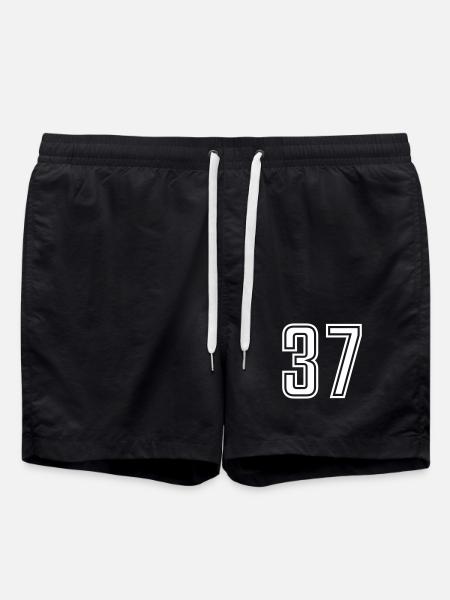 37 - Short de bain - noir
