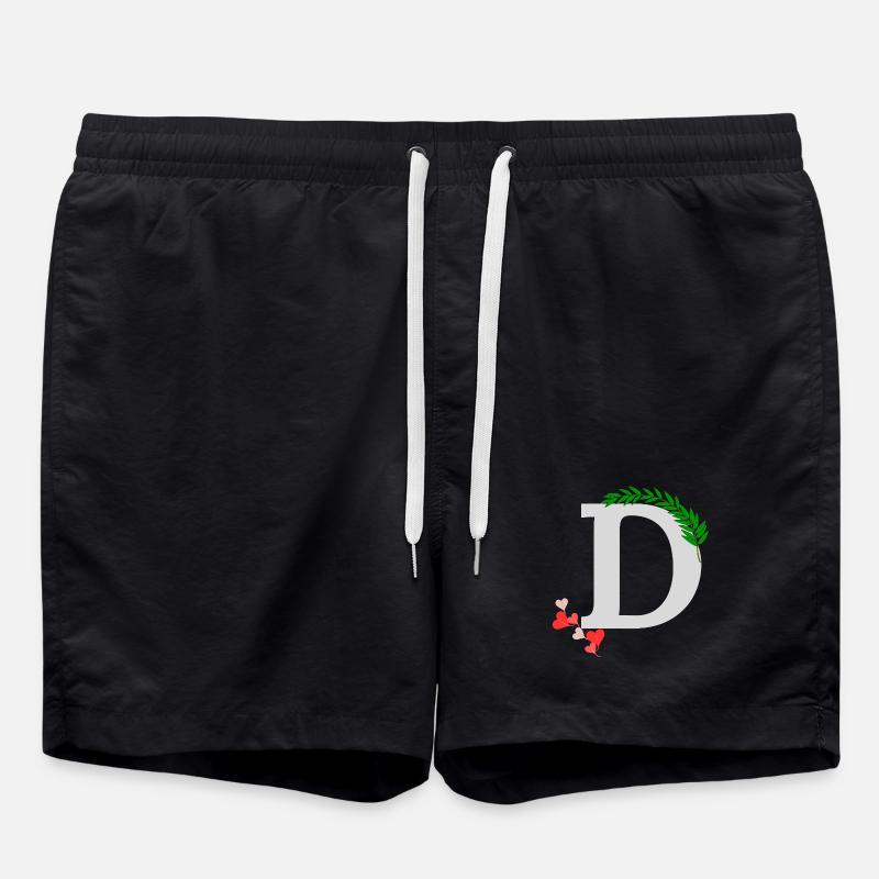 D - Short de bain - noir
