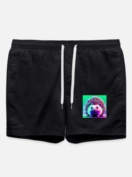 Igel - Badeshorts - Schwarz