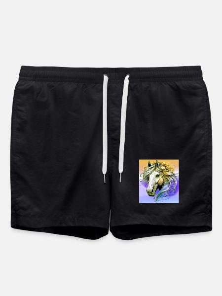 cheval - Short de bain - noir