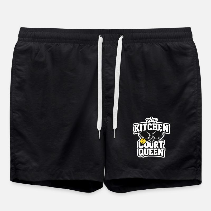 Kitchen Court Queen - Swim Trunks - black