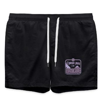 J'peux pas j'ai Escalade - Short de bain - noir - Devant - AI Model Male 185 light (185cm)