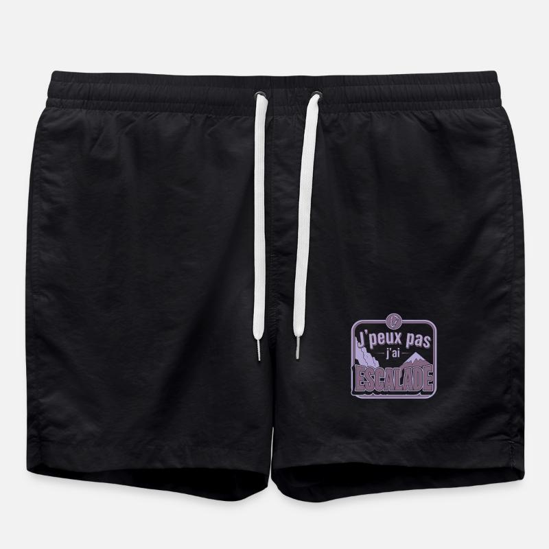 J'peux pas j'ai Escalade - Short de bain - noir