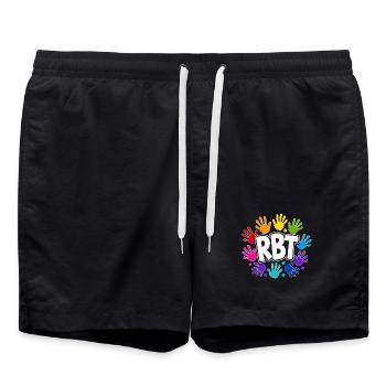 Ingénieur comportemental agréé (RBT) - Short de bain - noir - Devant - AI Model Male 185 light (185cm)