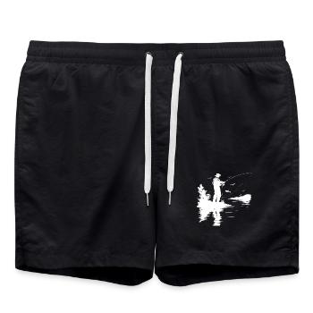 Fischer Graphics - Short de bain - noir - Devant - AI Model Male 185 light (185cm)