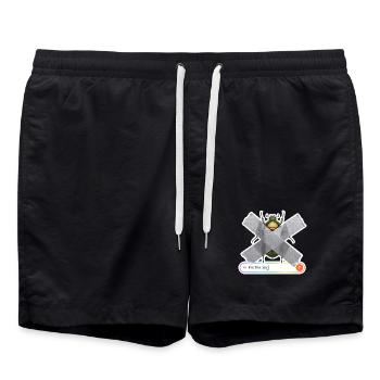 NOAI-Bug - Badeshorts - Schwarz - Vorne - AI Model Male 185 light (185cm)