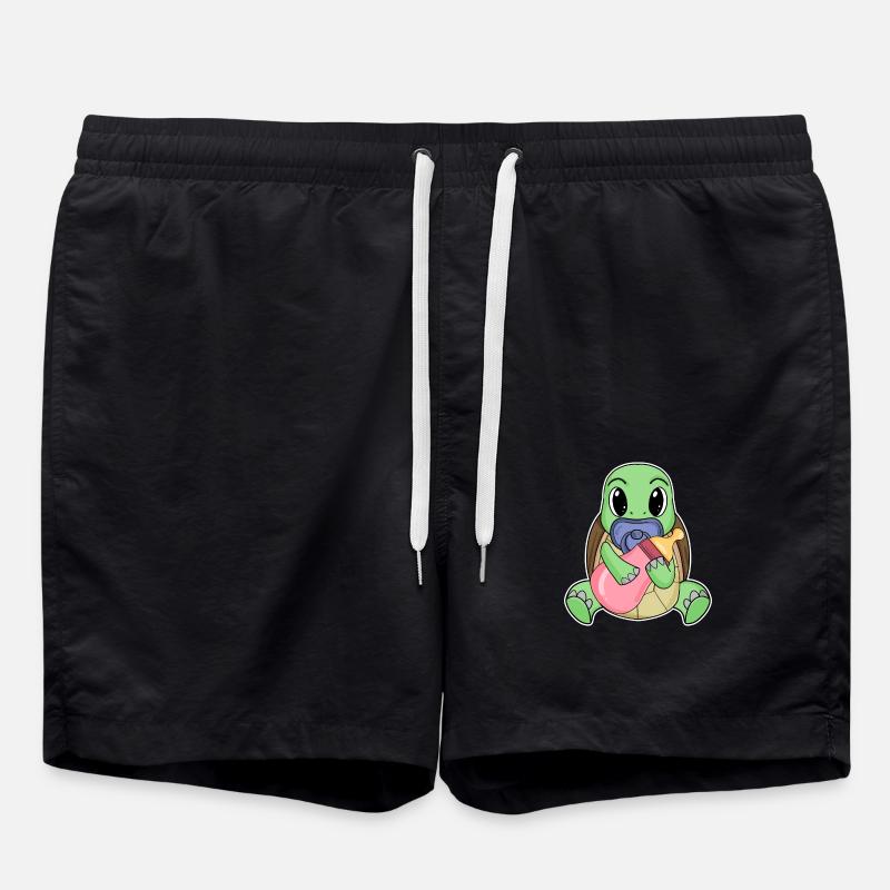 Bébé tortue - Short de bain - noir