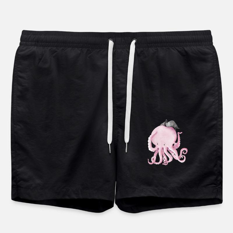Capitaine Jack Octopus - Short de bain - noir