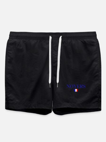 NOYERS-Conception du drapeau français - Short de bain - noir