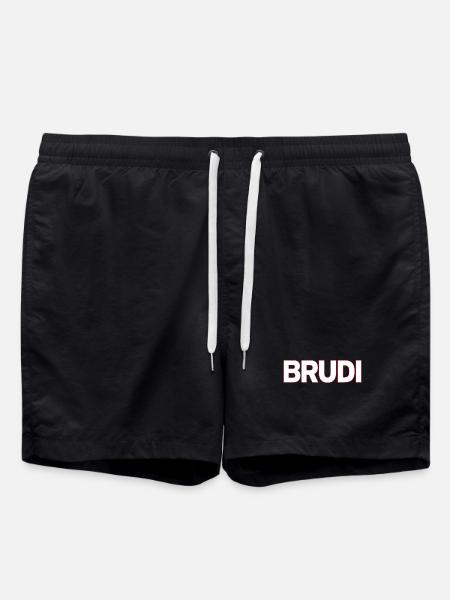Brudi - Short de bain - noir