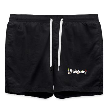 Vétérinaire Vétérinaire - Short de bain - noir - Devant - AI Model Male 185 light (185cm)