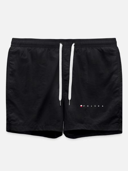 Polska flag - Swim Trunks - black