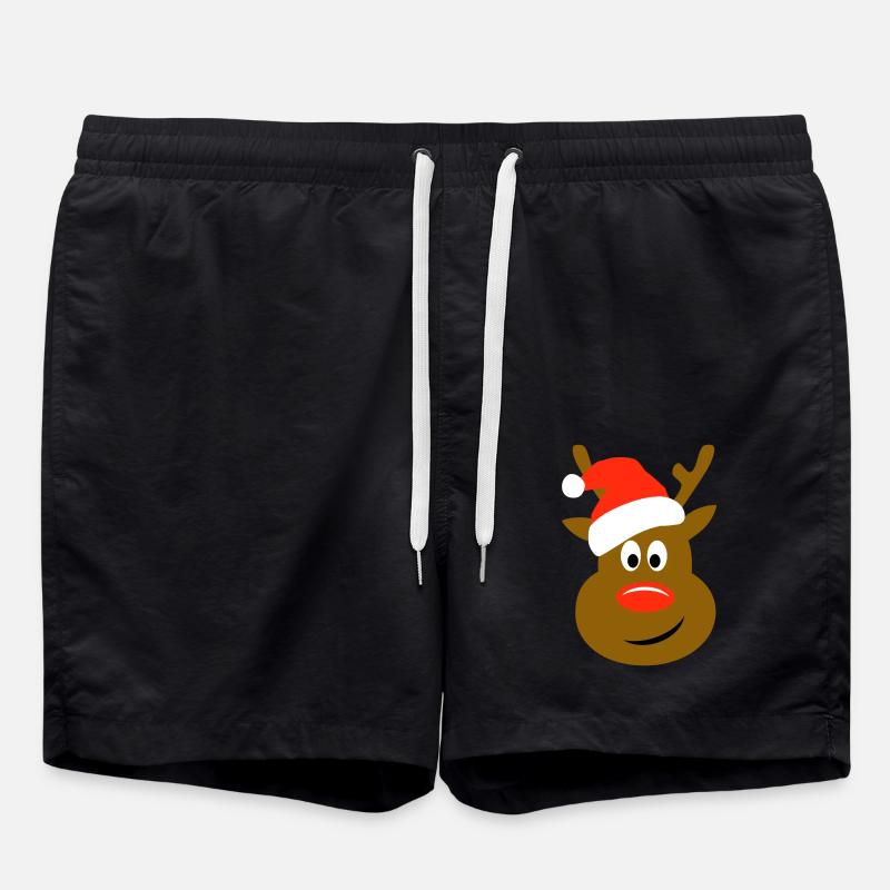 Christmas - Swim Trunks - black