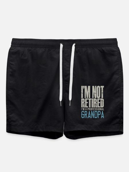 grandpa Retirement grandpa Gift - Short de bain - noir