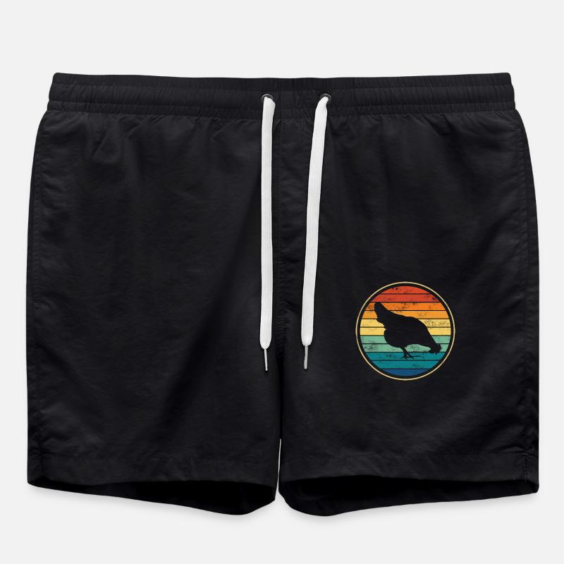 Chicken chickens - Swim Trunks - black