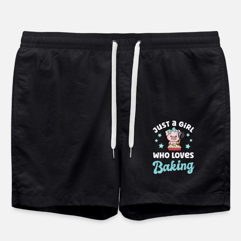 Baking Baker - Swim Trunks - black