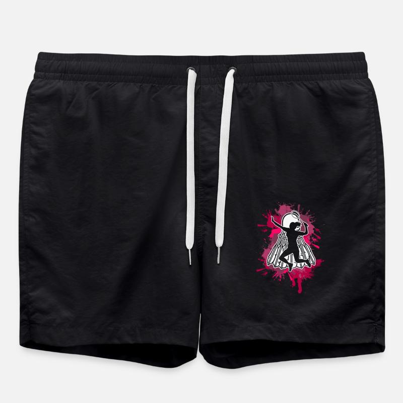 Badminton - Badeshorts - Schwarz
