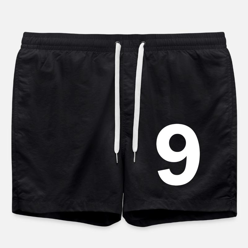 9 - Short de bain - noir