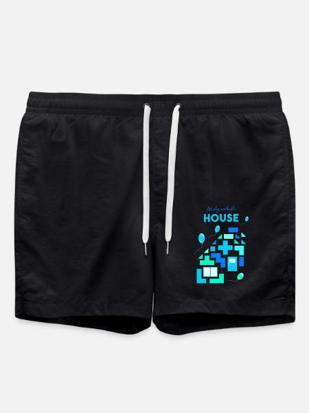 Building Blocks Building Bricks Play - Swim Trunks - black