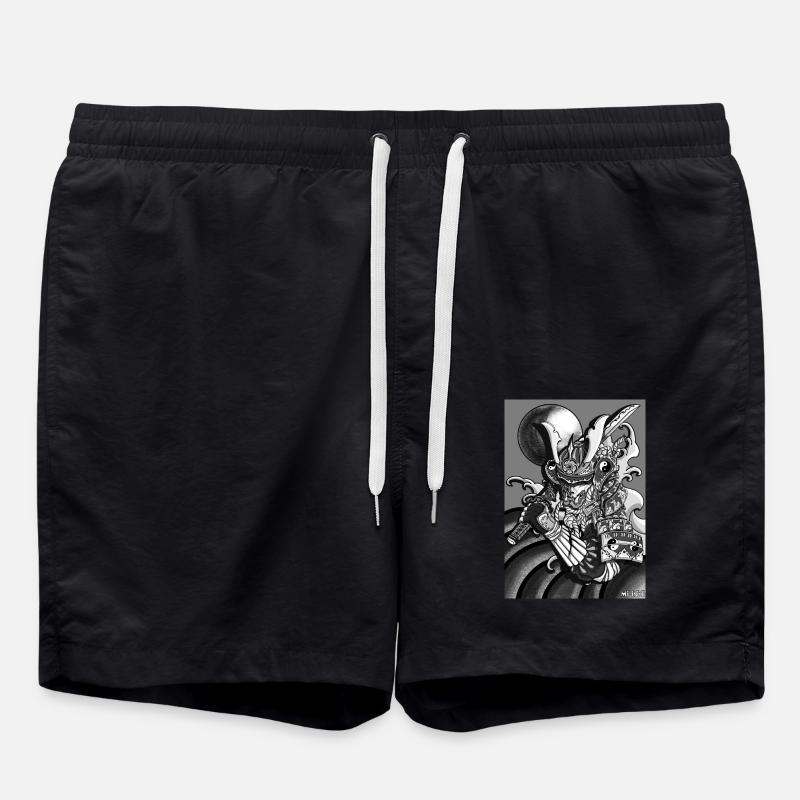 Half-Samurai - Badeshorts - Schwarz
