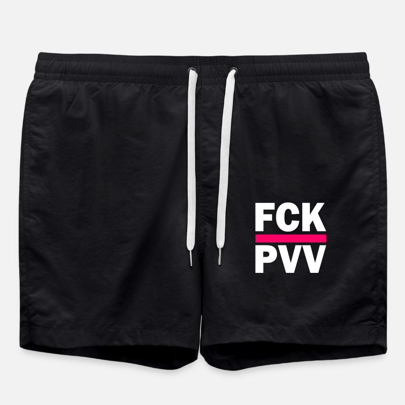 Fck pvv - Swim Trunks - black