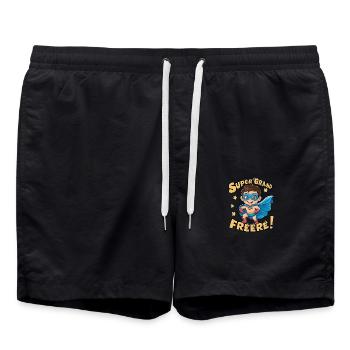Super grand frere - Short de bain - noir - Devant - AI Model Male 185 light (185cm)