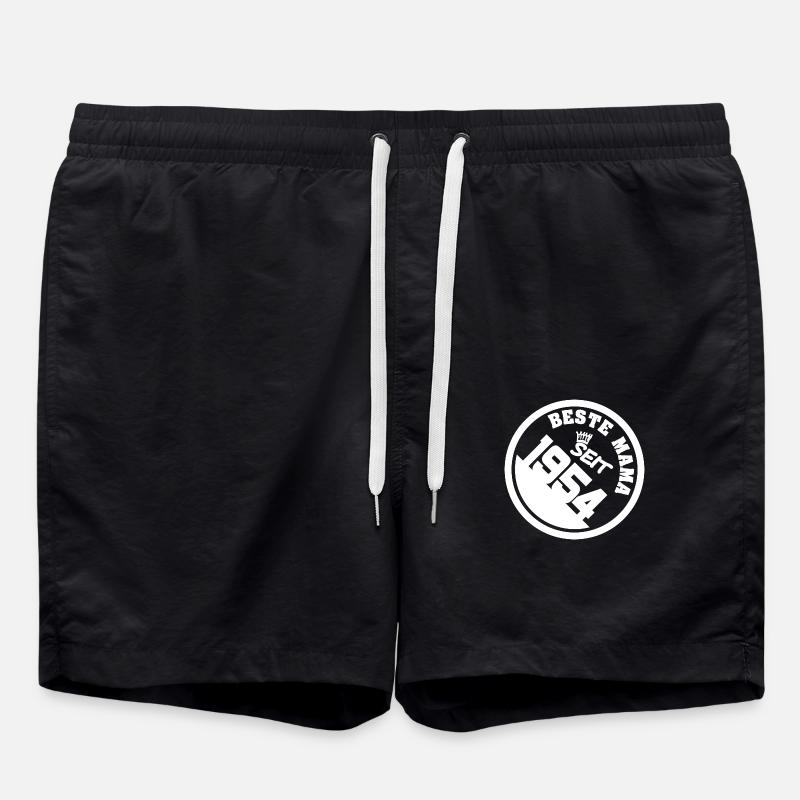 Mother's Day 1954 - Swim Trunks - black
