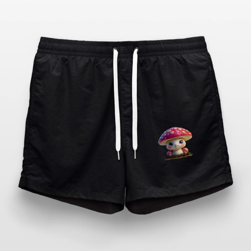 cute toadstool Swim Trunks