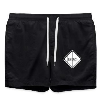 Fille Liara - Short de bain - noir - Devant - AI Model Male 185 light (185cm)