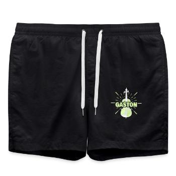 Gaston - Short de bain - noir - Devant - AI Model Male 185 light (185cm)